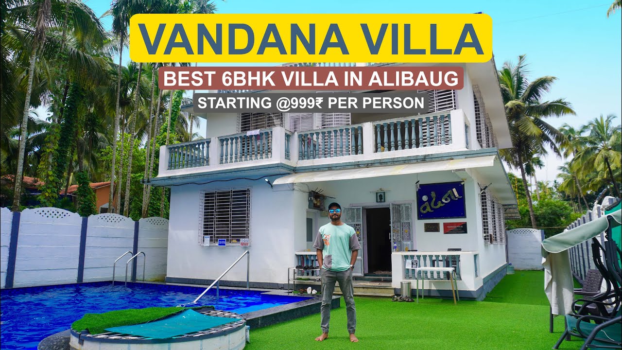 Vandana Villa | 6BHK Private Villa in Alibaug | Budget Villa in Alibaug | Best Resort in Alibaug 🇮🇳