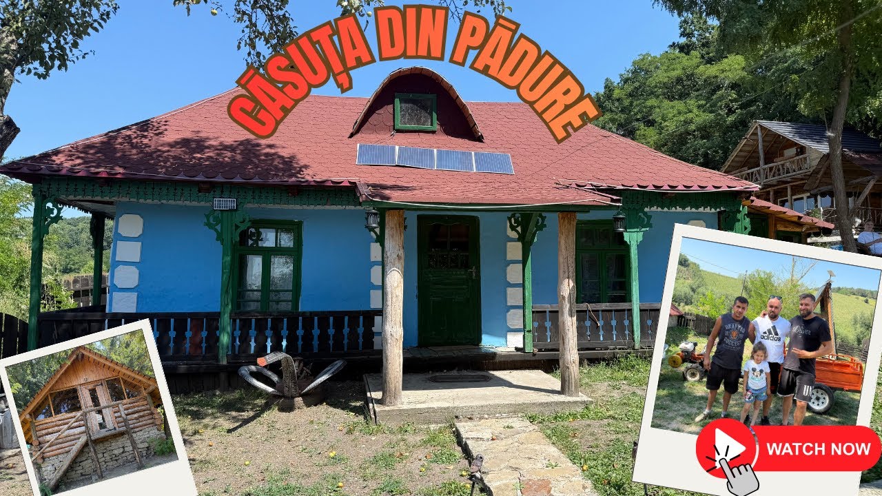 🏡 I-am întâlnit pe Tiberiu și Costică!✨Căsuța din pădure