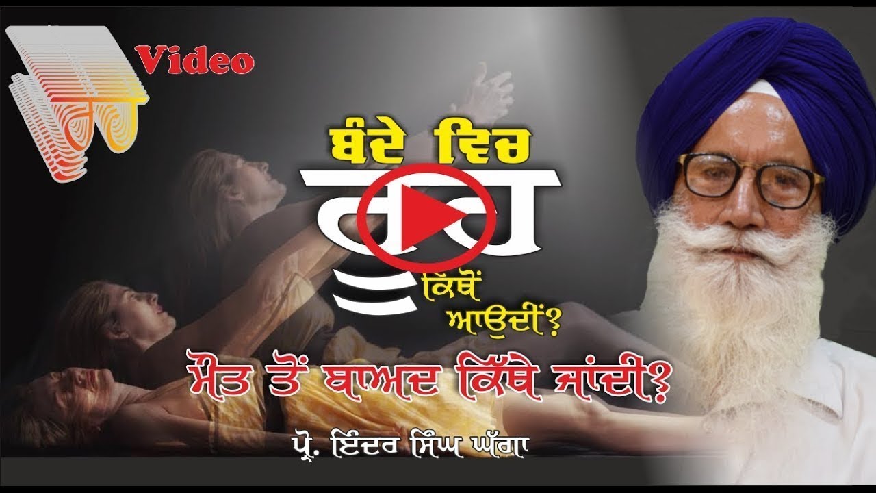ਬੰਦੇ ਵਿਚ ਰੂਹ ਕਿਥੇ ਆਉਂਦੀ, ਕਿਥੇ ਜਾਂਦੀ? Prof. Inder Singh Ghagga