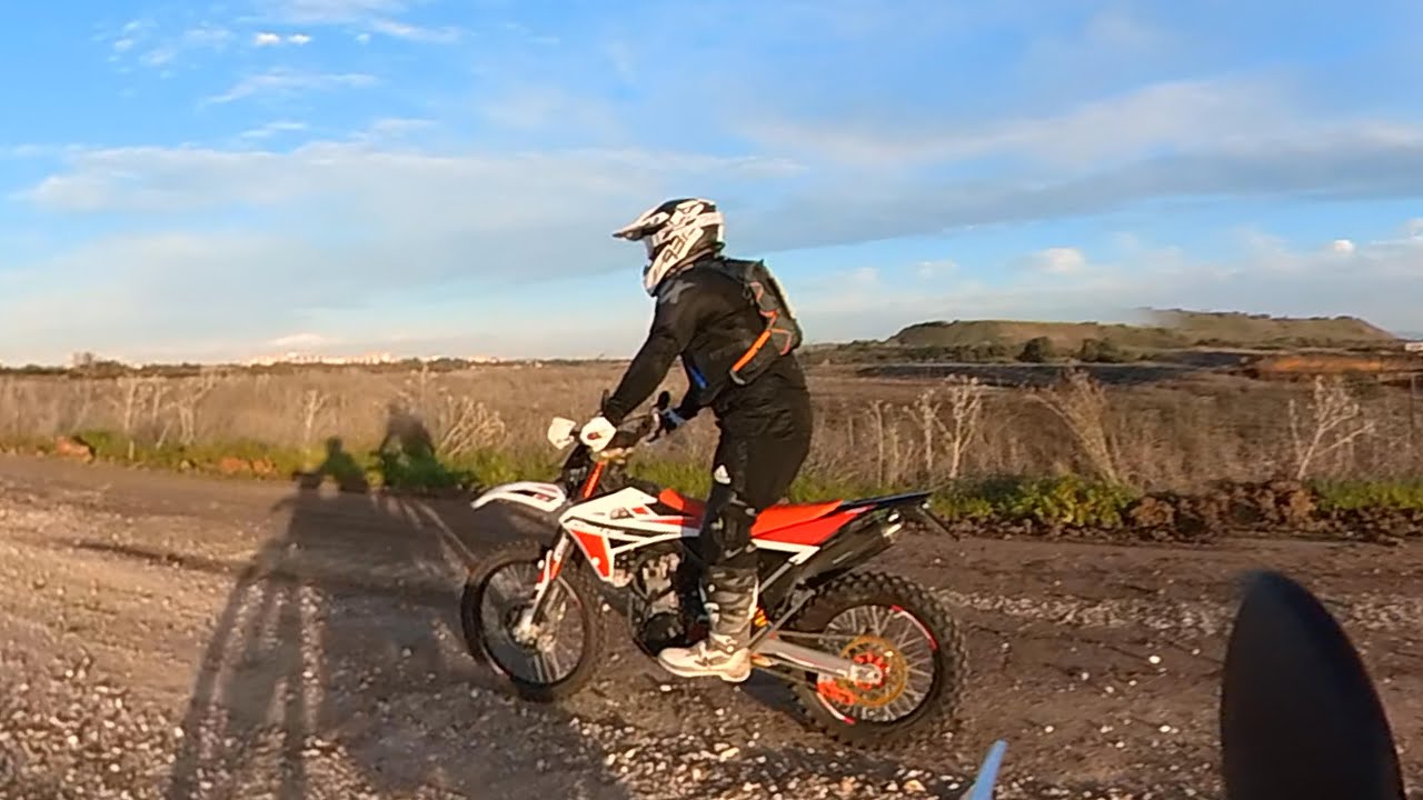 עם איתן ישראל ברכיבה ראשונה שלו fantic xef 250