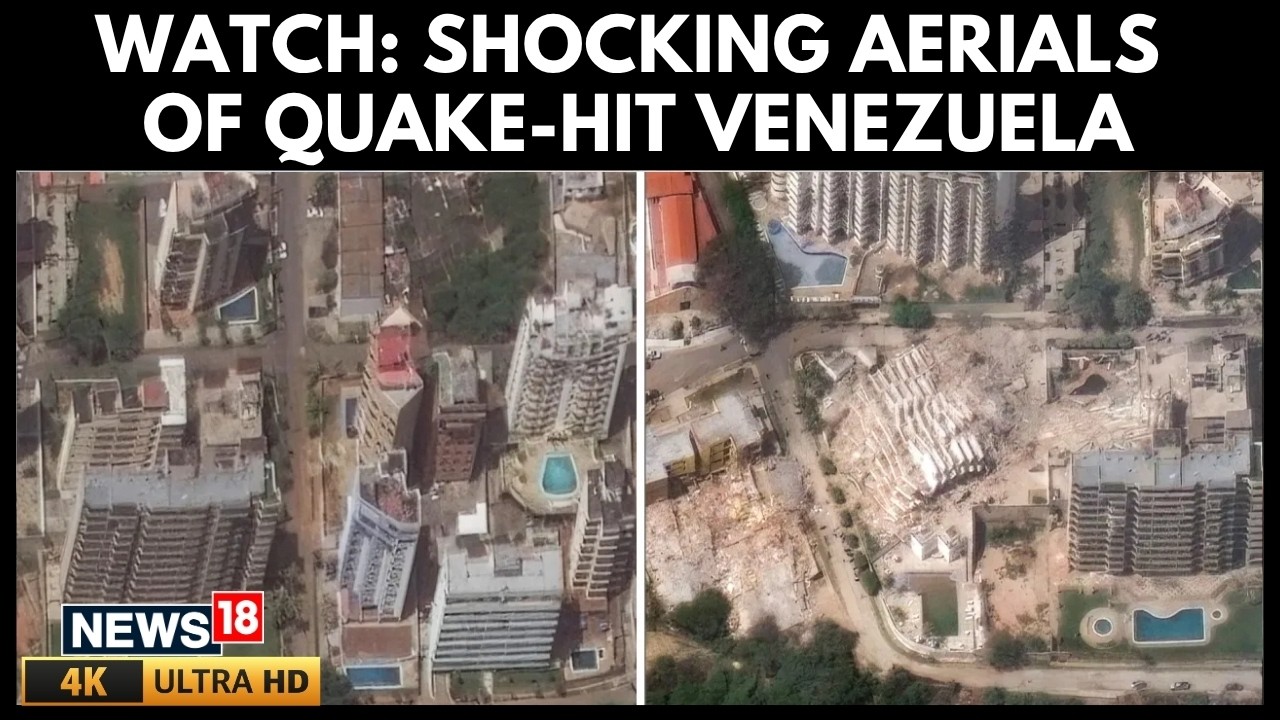 Venezuela Earthquake | Exclusive Drone and Aerial Footage Shows Hard-Hitting Devastation | N18G
