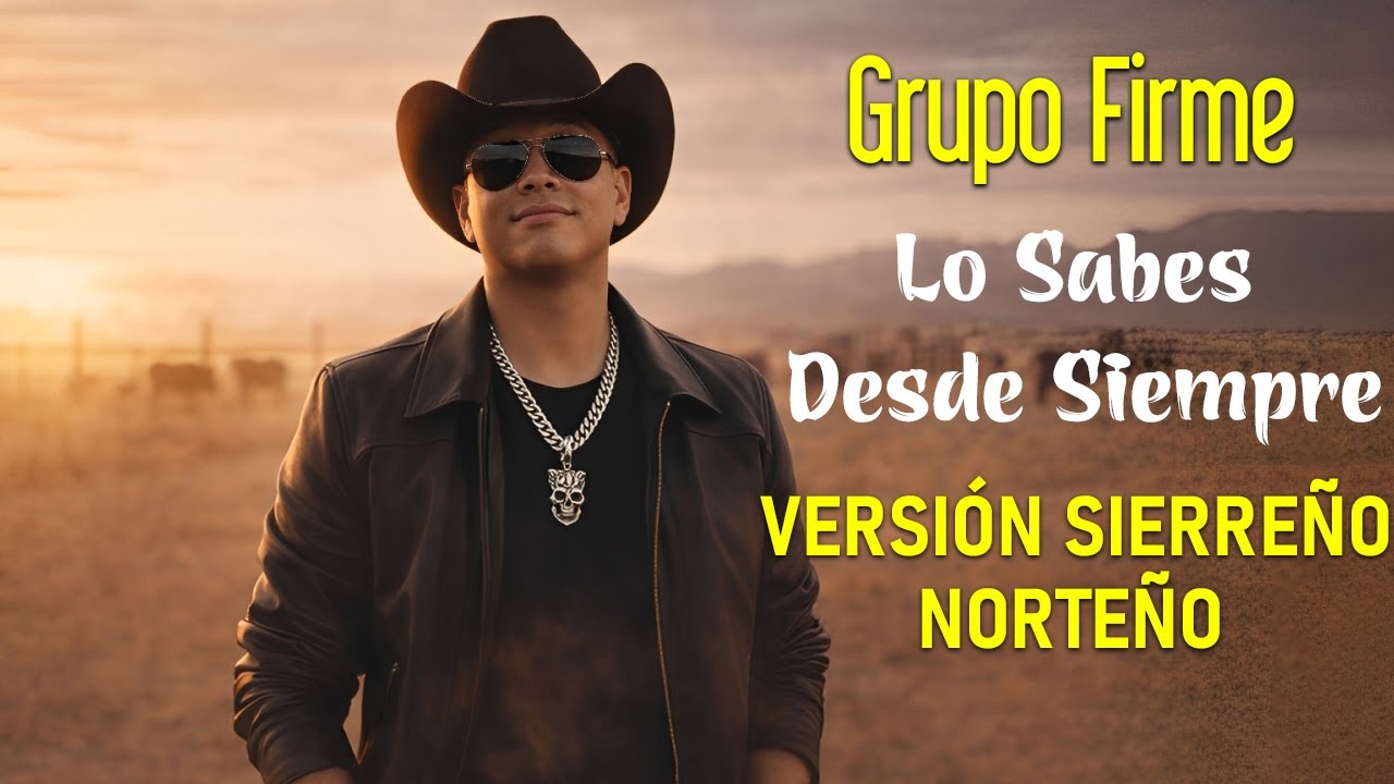 Grupo Firme - Lo Sabes Desde Siempre, Ni Negarlo Puedo (Versión Sierreño Norteño en vivo) IA