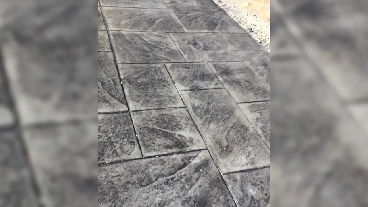 Stamped Concrete Patio Deck - A1 Concrete Inc - Massachusetts Concrete Flatwork
