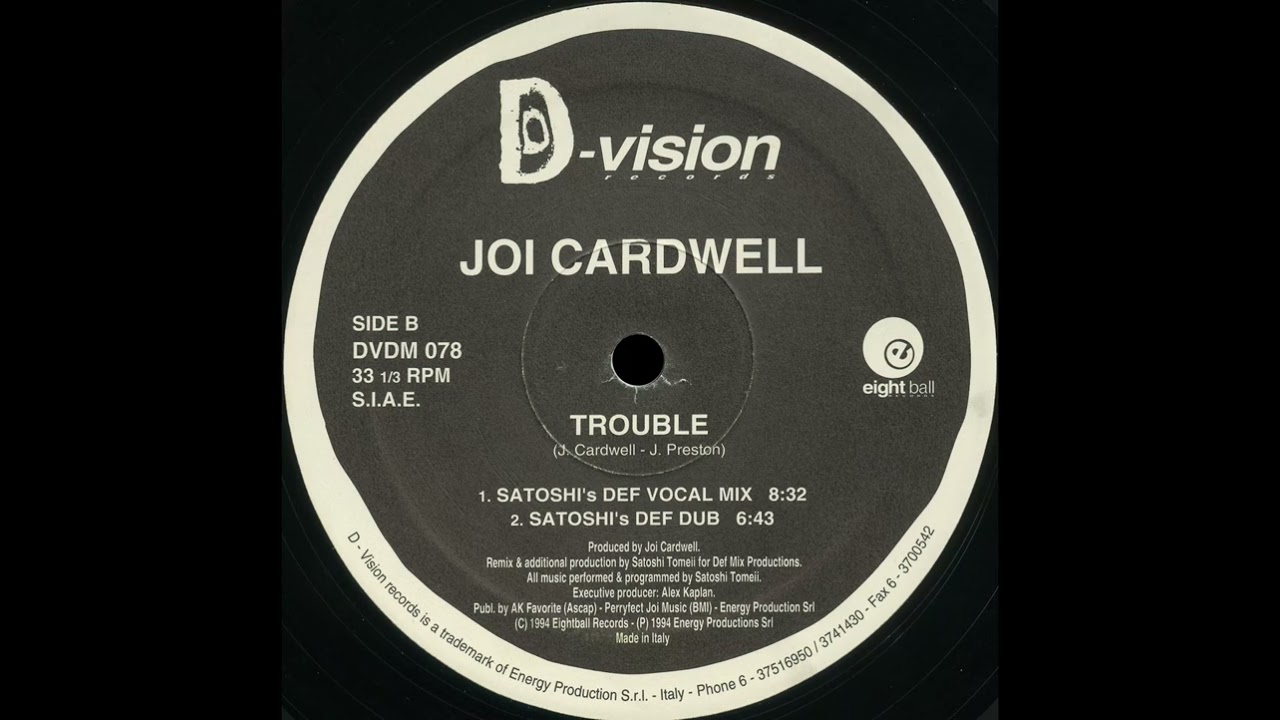 Joi Cardwell – Trouble (Junior's Black & Blue Mix)