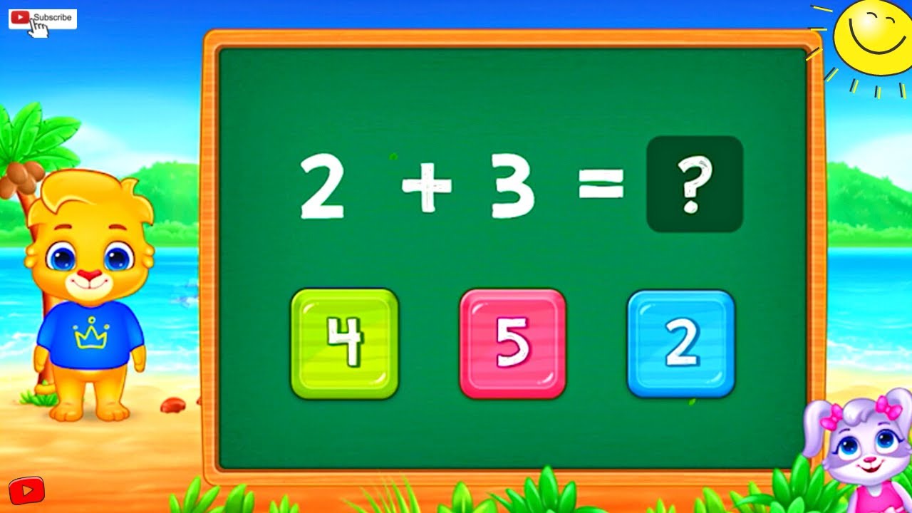 Math Quiz for Children | Counting & Adding for Preschoolers | Fun Math Quiz for Kids