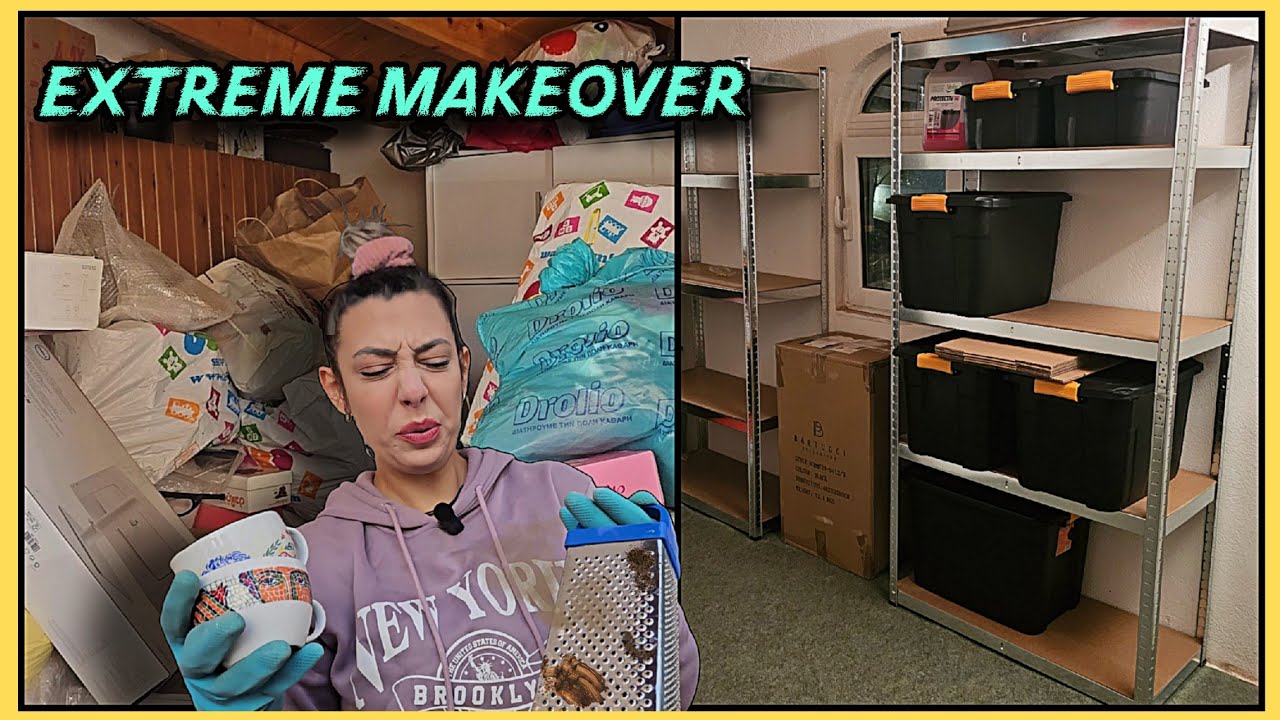 EXTREME MAKEOVER ΑΠΟΘΗΚΗΣ : ΞΕΚΑΘΑΡΙΣΜΑ & ΟΡΓΑΝΩΣΗ | Annie Charalampous
