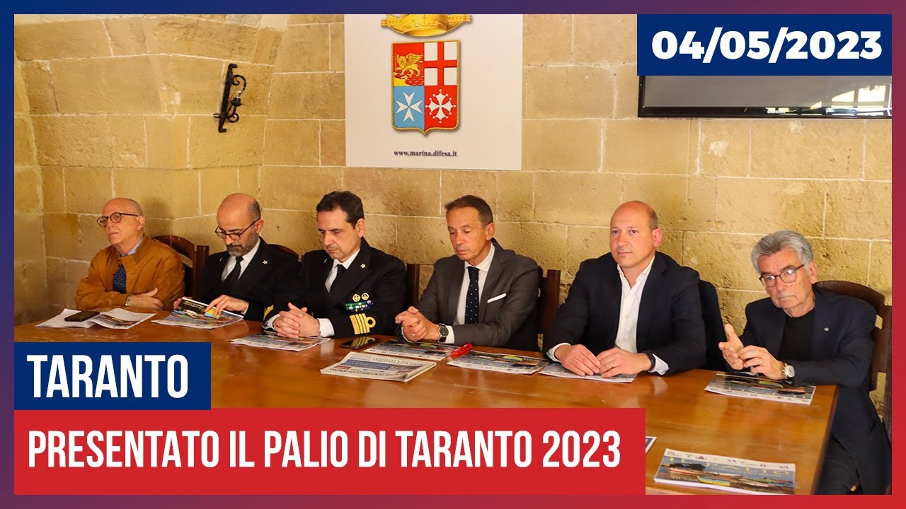 Taranto: Presentato il Palio di Taranto 2023 (04/05/2023)