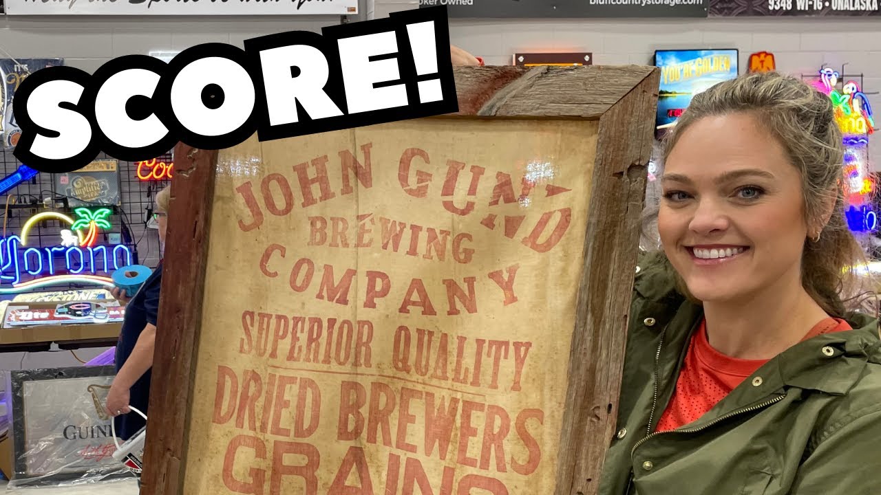 Got HOOKED on collecting BEER SIGNS and COLLECTIBLES