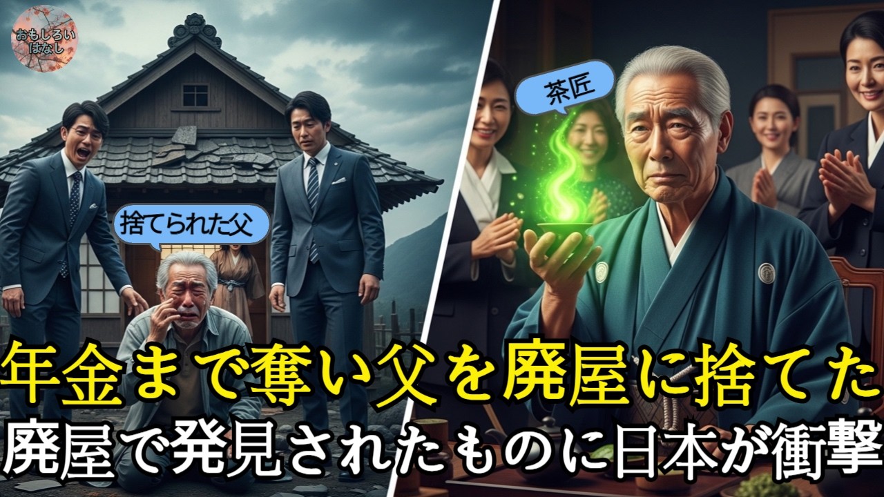 😢葬儀の翌日、子供たちが父を山奥に遺棄したところが捨てられた廃屋で発見されたものに日本が衝撃