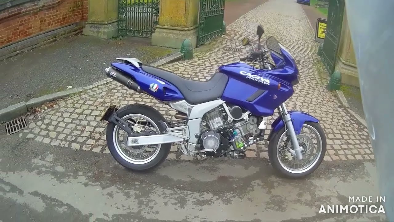 Cagiva Navigator 1080cc on-board Suzuki Tl1000 engine custom exhaust and airbox