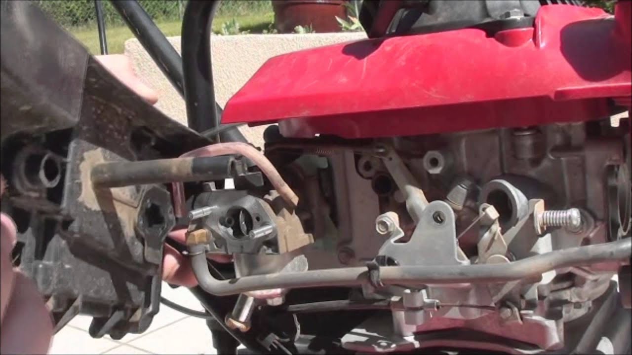 Réglage problème de carbu de la Motobineuse Honda FG210