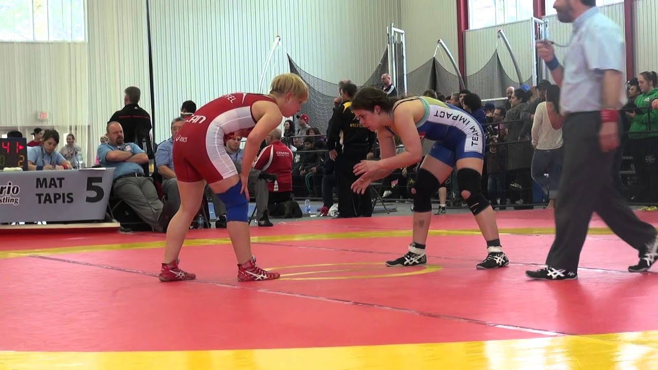 20140405122151 CDN NAT JUV FW 60kg Hayley Heffel Edmonton vs Brooke Jarrett Impact