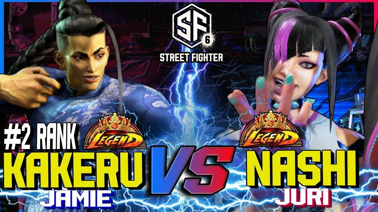 SF6 ▰ KAKERU (#2 RANKED JAMIE) vs NASHI (JURI) ▰ HIGH LEVEL GAMEPLAY