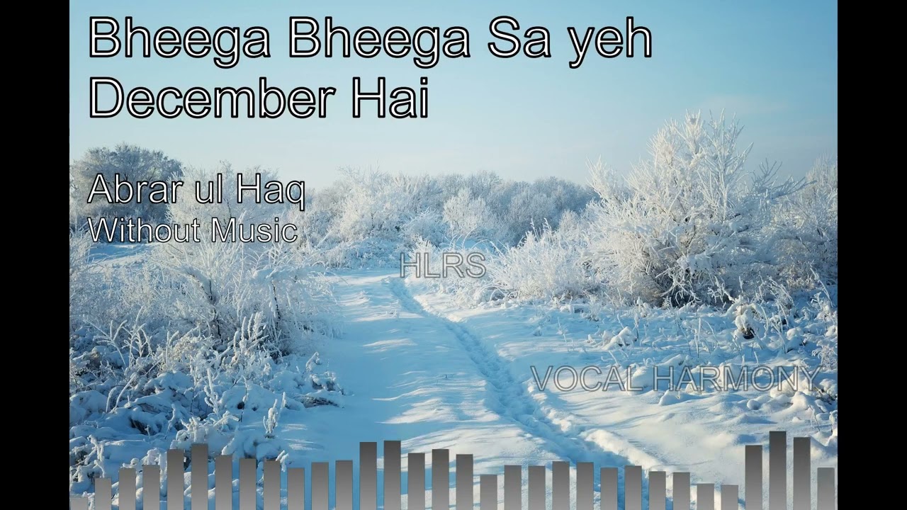 Bheega Bheega Sa Yeh December Hai | Abrar ul Haq | Urdu | Vocal Harmony