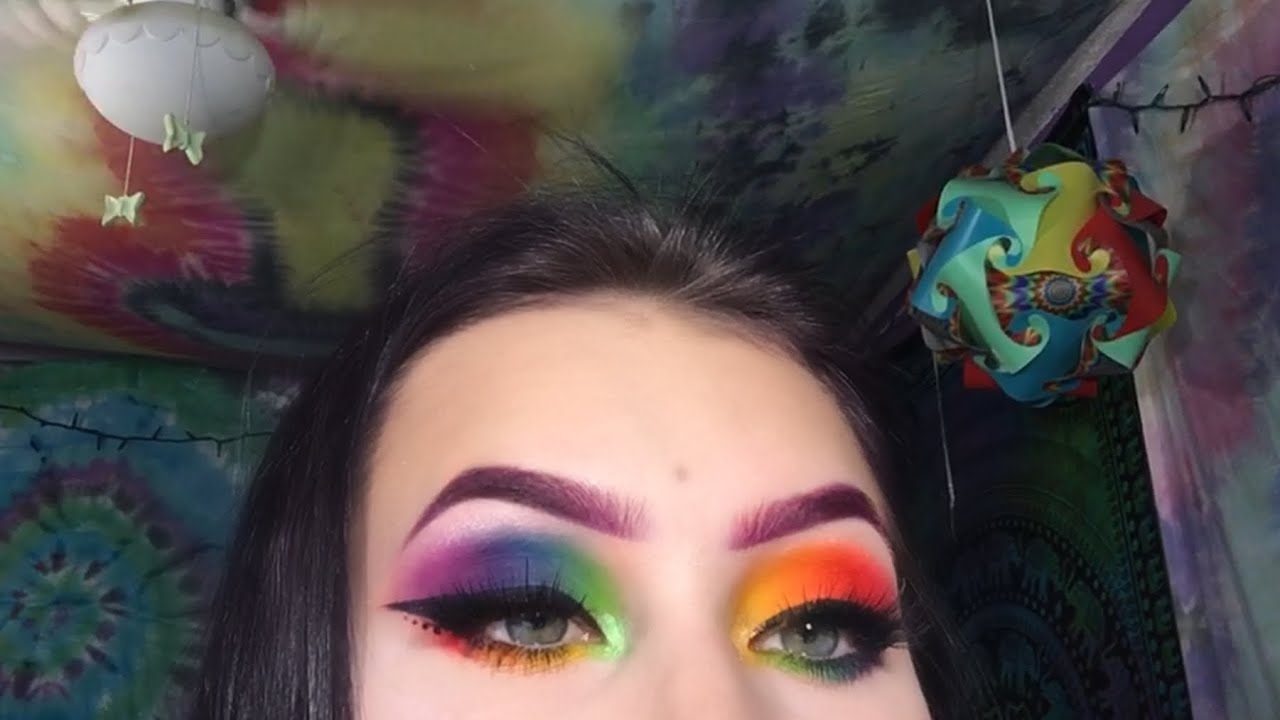 james charles x morphe palette rainbow ass tutorial