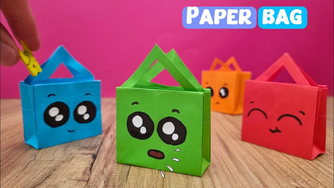 How to Make a paper Bag -  New Shopping Paper Bag