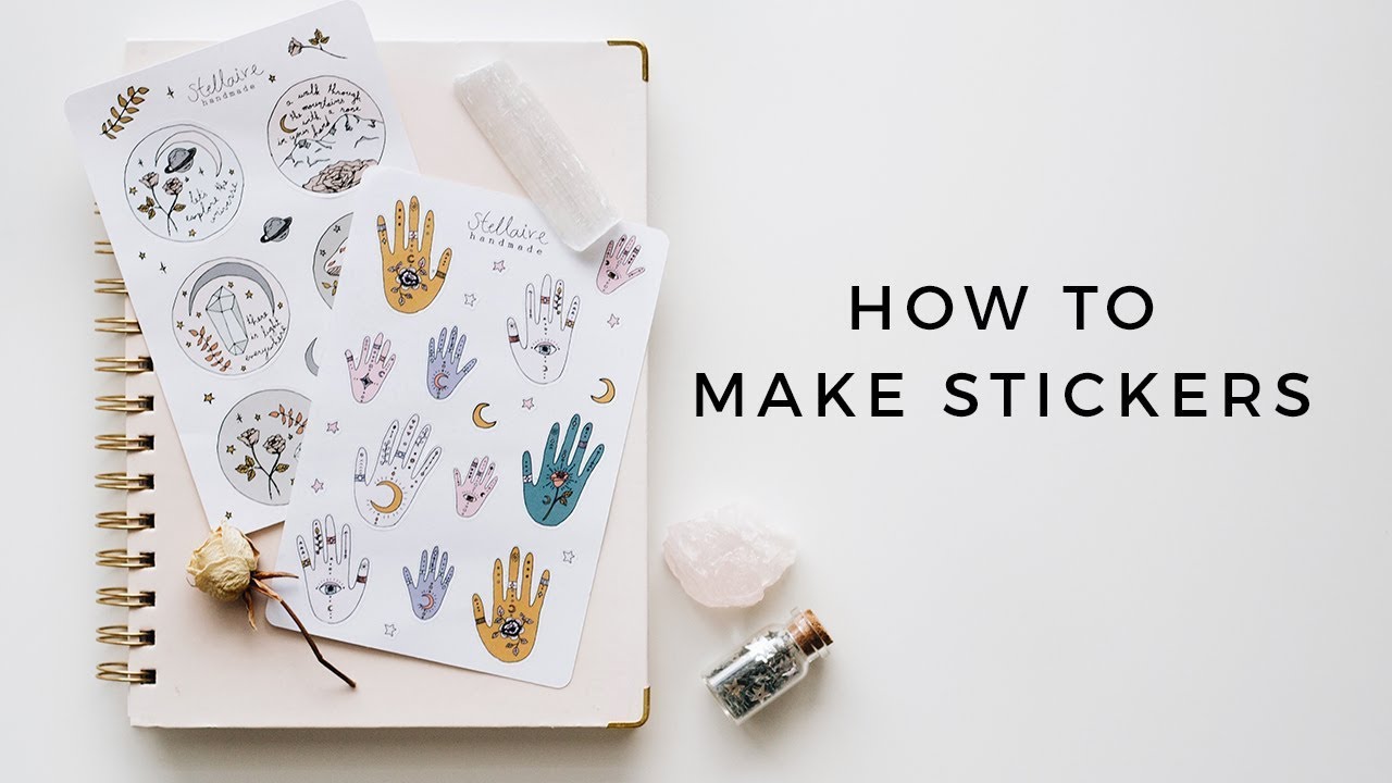 how i make stickers (all my tips, tricks, & tools!)