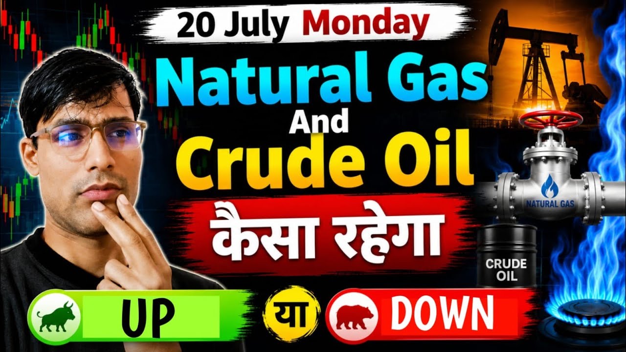 Crude Oil Analysis for Monday 20 July 2026 | Natural Gas Analysis Mcx