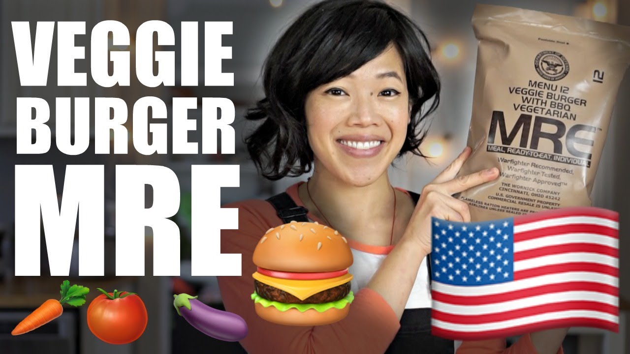Veggie BURGER MRE -- Menu 12 -- U.S. Meal-Ready-to-Eat Ration Taste Test