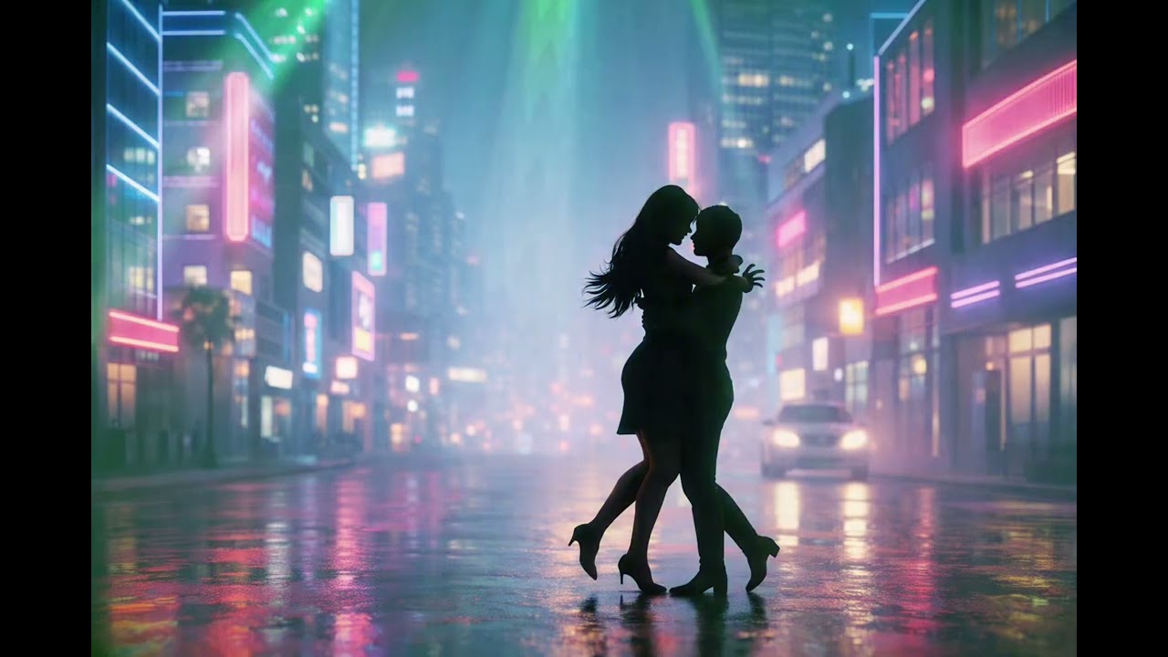 Neon Love ❤️| AI Duet Song | Night City 🔥🌟Romance ❤️🔥