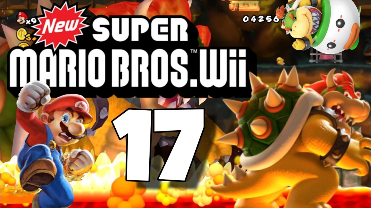 NEW SUPER MARIO BROS. WII 🍄 #17 Final Fight against King Bowser!