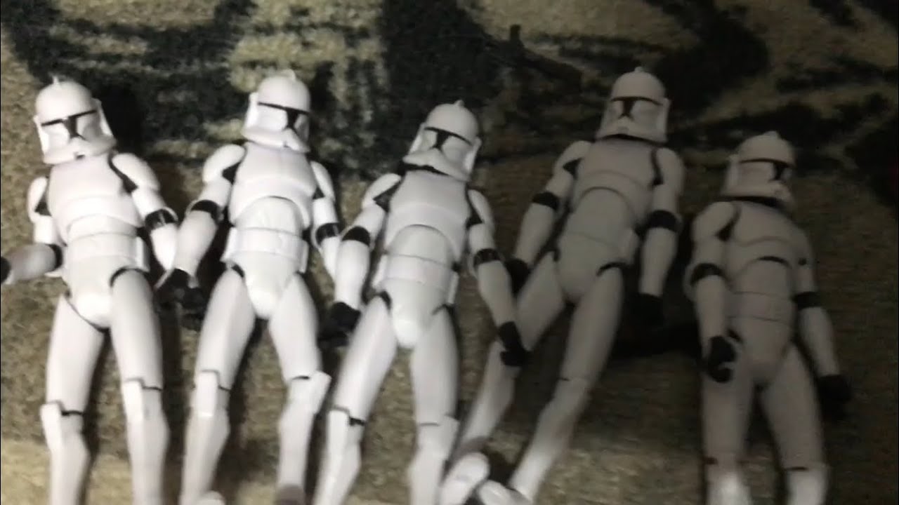 Knockoff Star Wars Phase 1 2009 style Clone Wars Clone Trooper Action Figures!