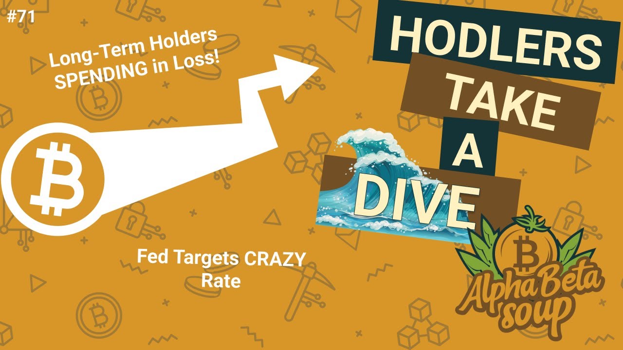 Bitcoin HODLers Are UNDER WATER! 🌊 Long-Term Holders SPENDING in the Depths of the BEAR! 🐻 | #71