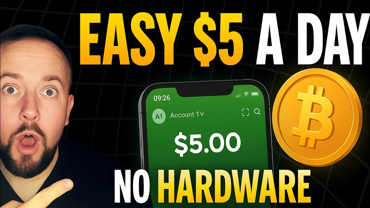 $5 a Day in Bitcoin Mining &ndash; No Hardware Needed ( BEST APP )