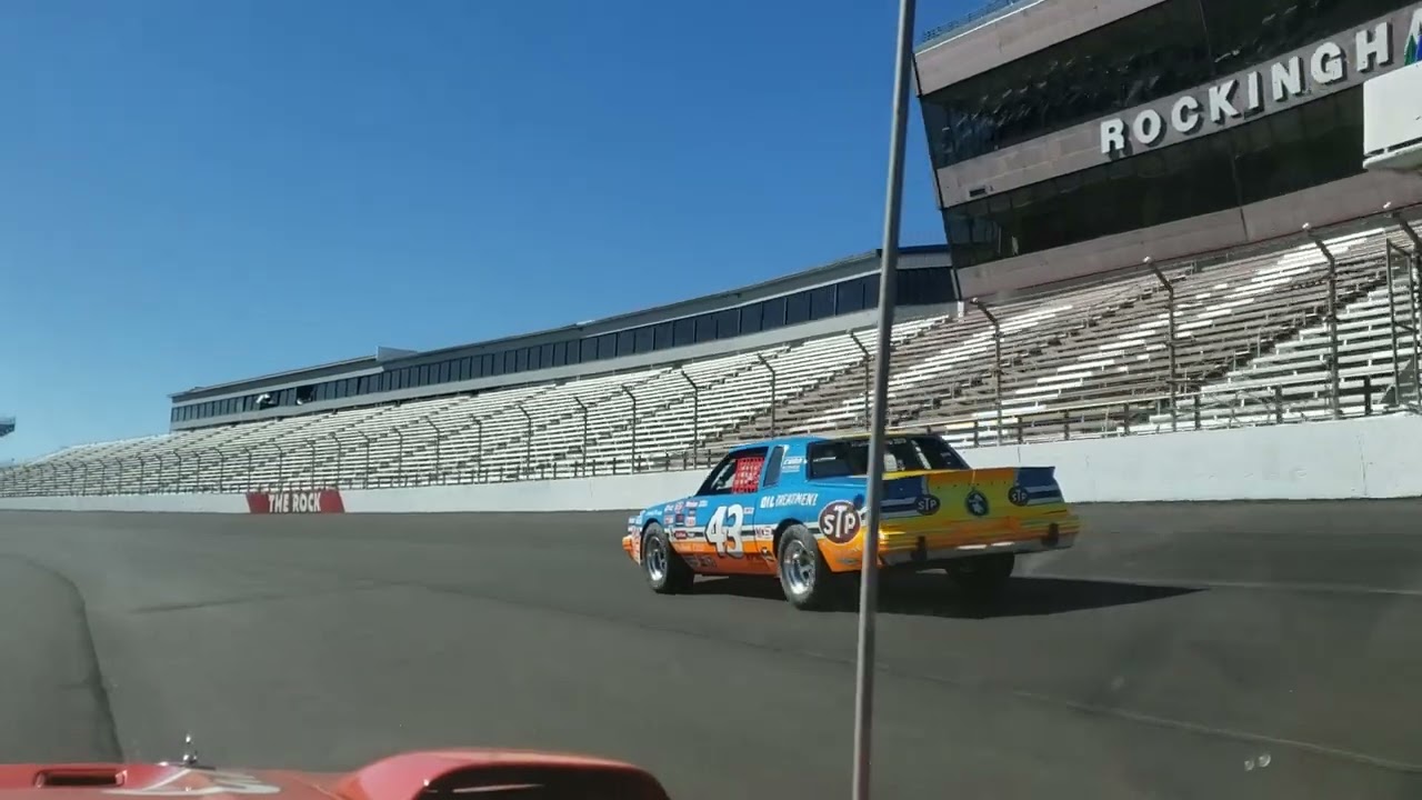 4 LAPS AROUND THE NEWLY PAVED ROCKINGHAM SPEEDWAY IN A 1969 DAYTONA