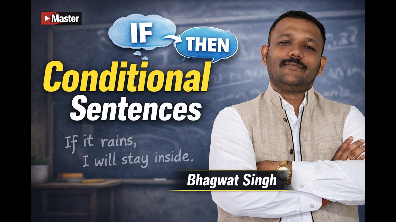 Conditional Sentences | All Types Explained | English Grammar | MASTER | Bhagwat Singh