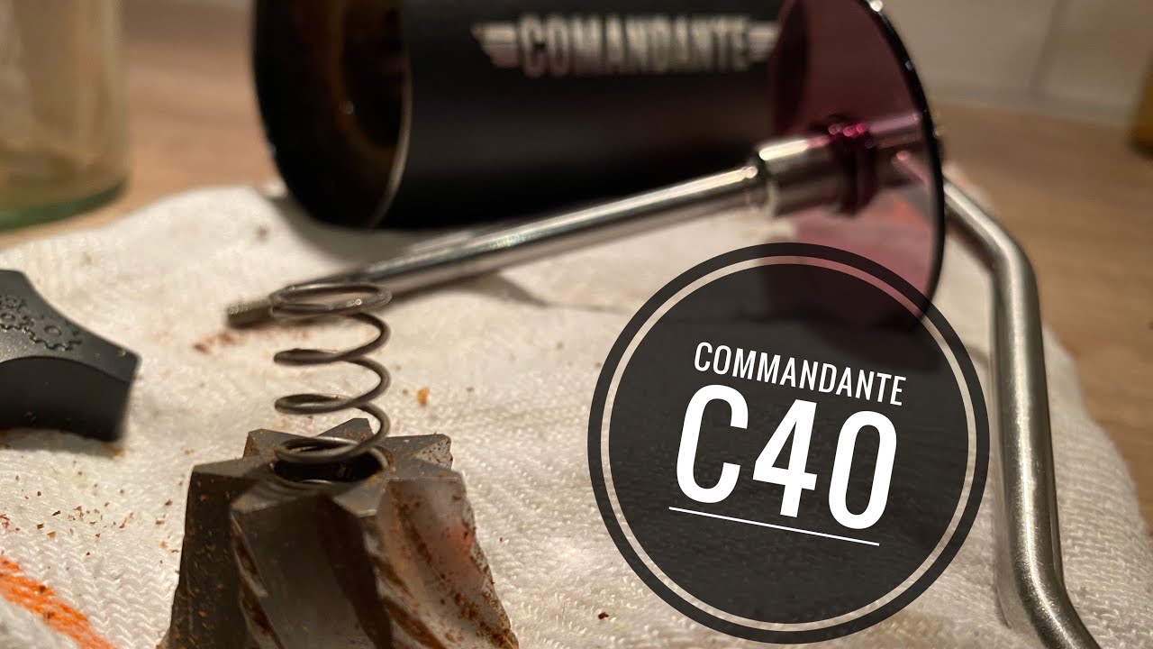Commandante C40 grinder disassembly & cleaning