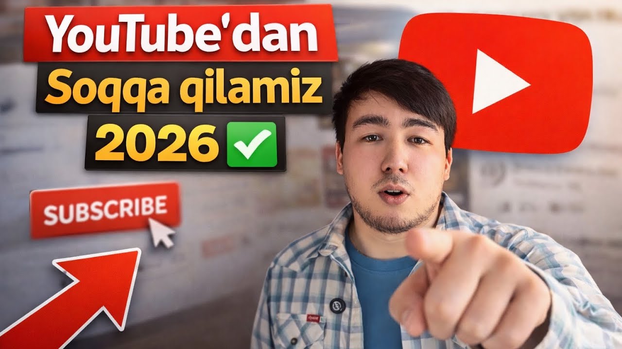 YouTubedan Pul topish 2026 | YouTube darslik 💰💵