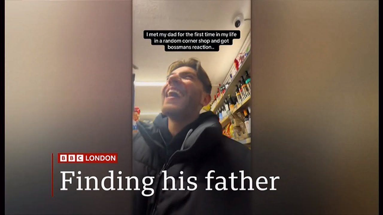 Chance meeting at corner shop unites son with father (UK) 7/Nov/2025