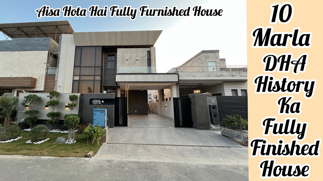 10 Marla Fully Furnished Luxury House For Sale in DHA Lahore