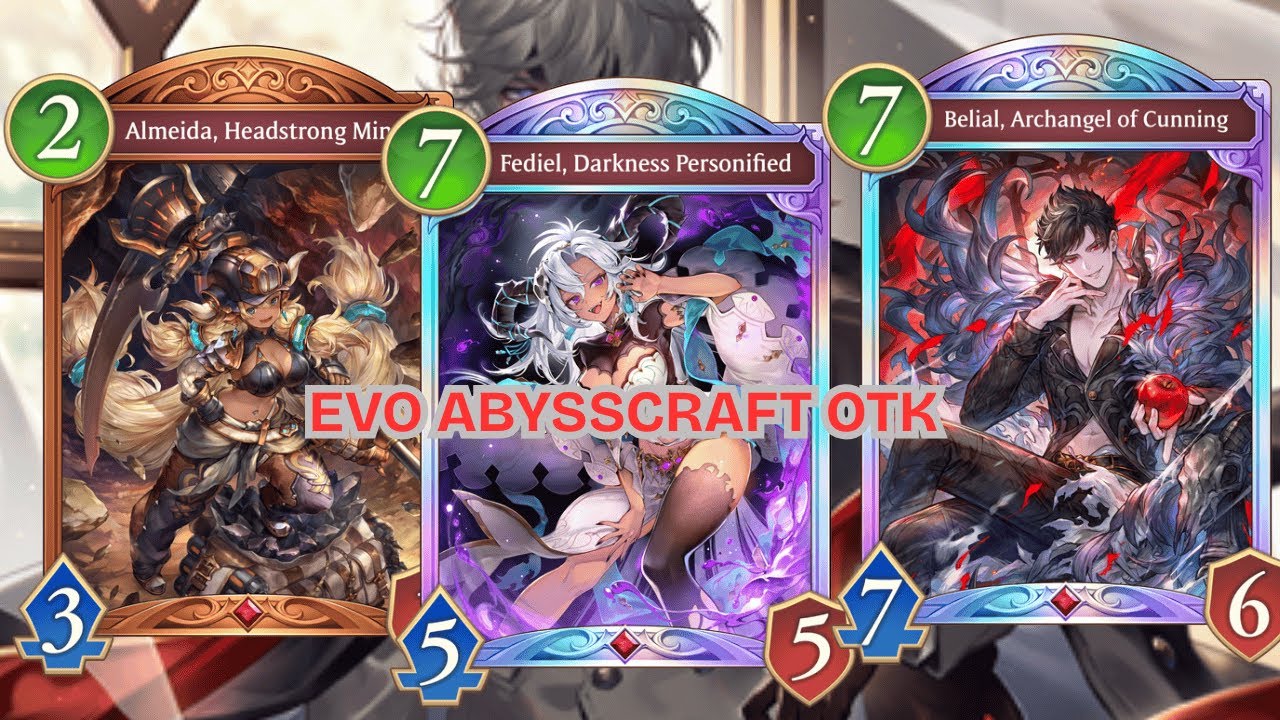 【SHADOWVERSE WB】Evo Abysscraft Fun Agressive Deck plus Belial OTK