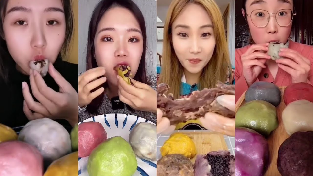 STICKY BEAN DUMPLINGS (粘豆包) || *Subtitled* ASMR Chinese Dessert Mukbang 디저트 먹방 吃播