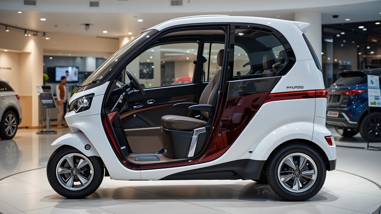 2026 Hyundai Electric Tricycle Auto Rickshaw | Futuristic 3-Wheeler for Urban Mobility.