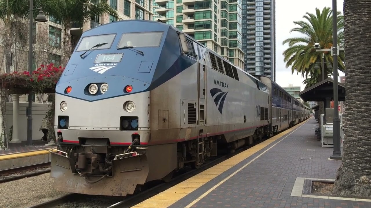 エンジン音聞く為　Pacific SurelinerをSan Diego で撮影
