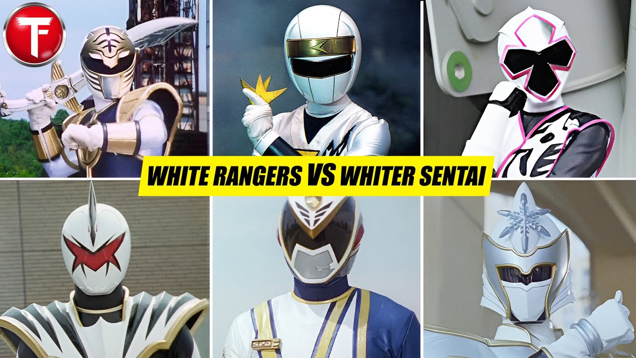 7 Ranger Putih yang Berbeda Jauh dengan Versi Super Sentai-nya