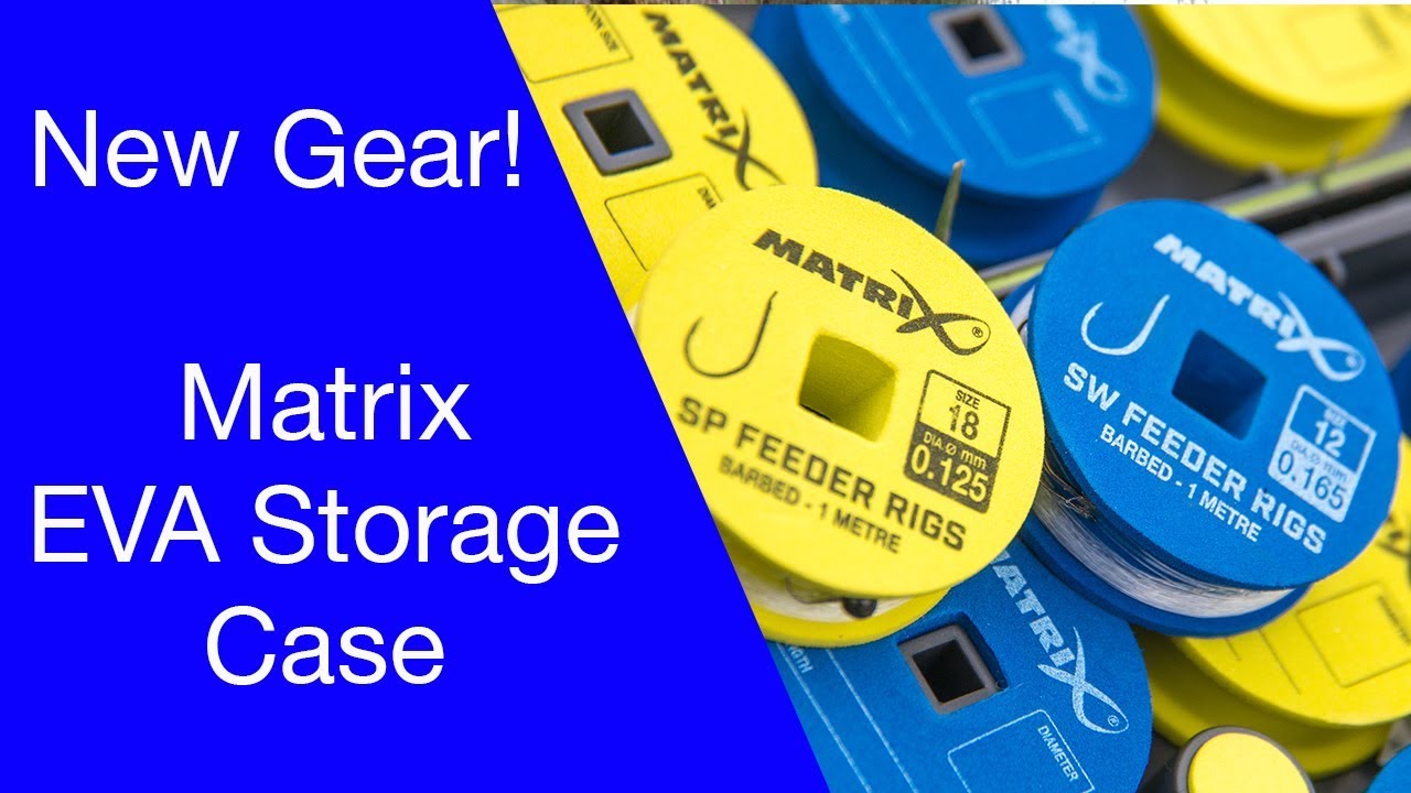 New Gear - Matrix EVA Storage Case - Feeder Fishing
