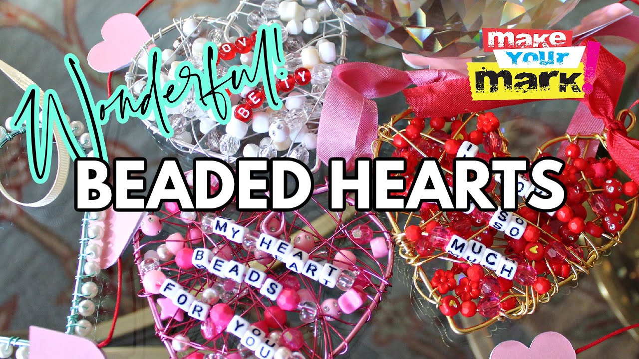 Beaded Wire Valentines