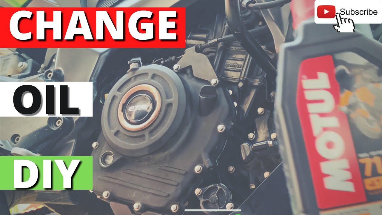 How to change engine oil in Dominar 400 UG | DIY at home