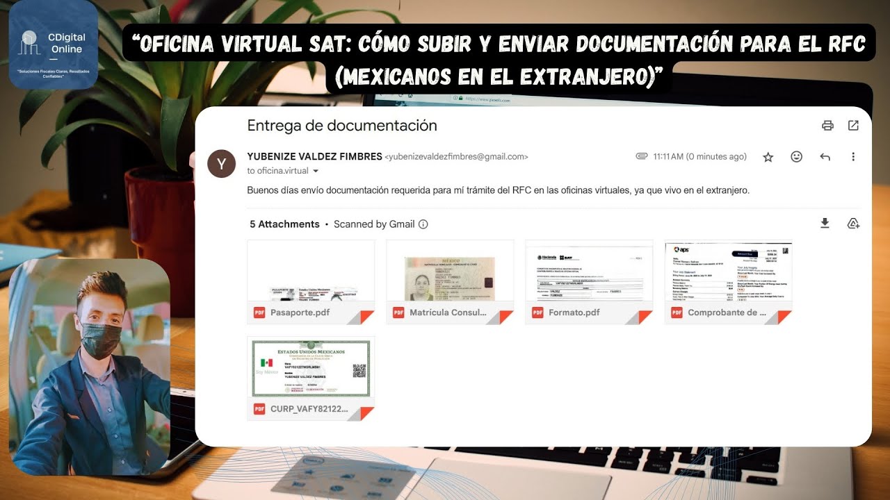 “𝗖𝗼́𝗺𝗼 𝗘𝗻𝘃𝗶𝗮𝗿 𝗖𝗼𝗿𝗿𝗲𝗰𝘁𝗮𝗺𝗲𝗻𝘁𝗲 𝘁𝘂 𝗗𝗼𝗰𝘂𝗺𝗲𝗻𝘁𝗮𝗰𝗶𝗼́𝗻 𝗮𝗹 𝗦𝗔𝗧 𝗽𝗼𝗿 𝗖𝗼𝗿𝗿𝗲𝗼 | 𝗥𝗙𝗖 𝗲𝗻 𝗲𝗹 𝗘𝘅𝘁𝗿𝗮𝗻𝗷𝗲𝗿𝗼 (𝗖𝗮𝘀𝗼 𝗥𝗲𝗮𝗹)”