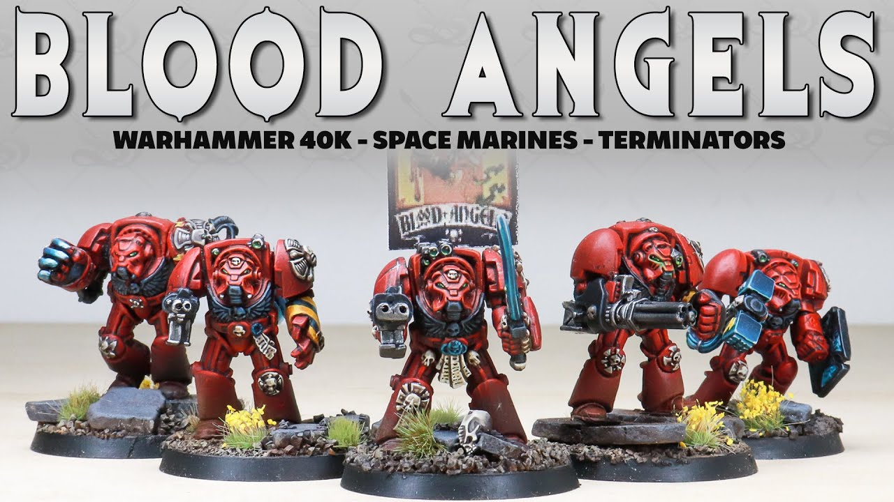 2ND EDITION Blood Angels Terminators Warhammer 40k Painting Showcase