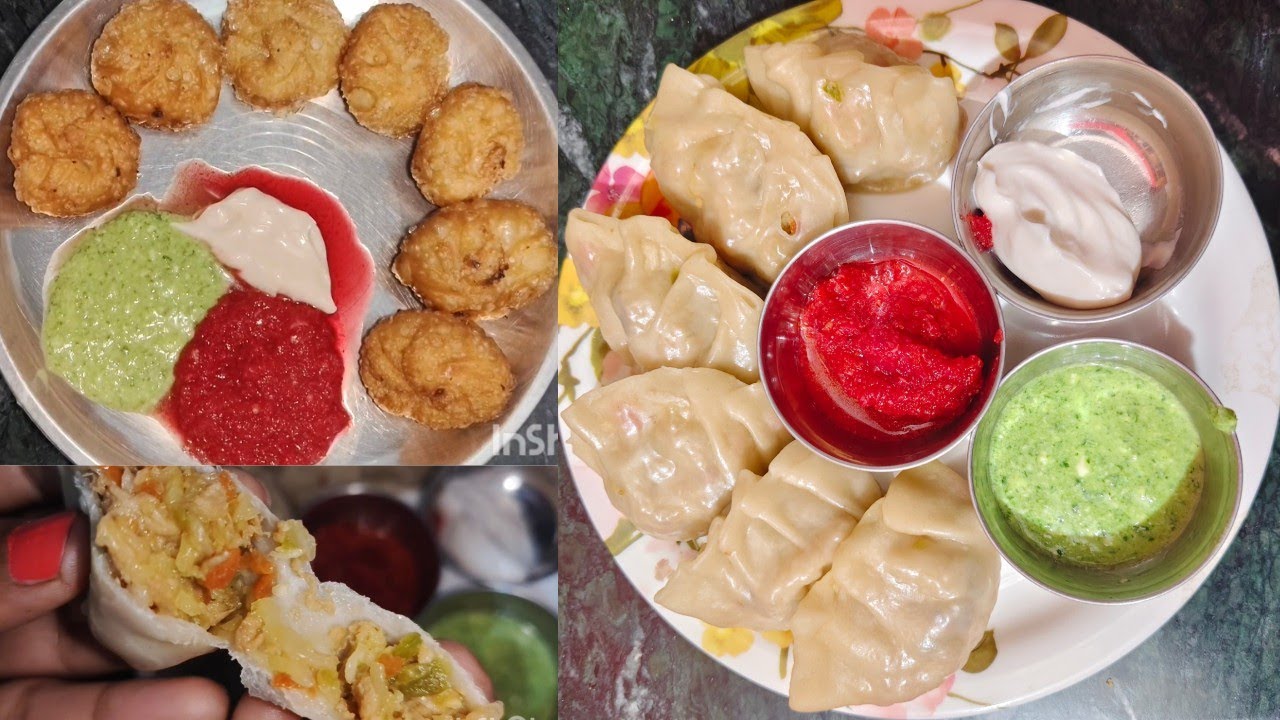 Yummy yummy momos Ghar per banaye aur peet bhar kar khayen....🥟❤️😋