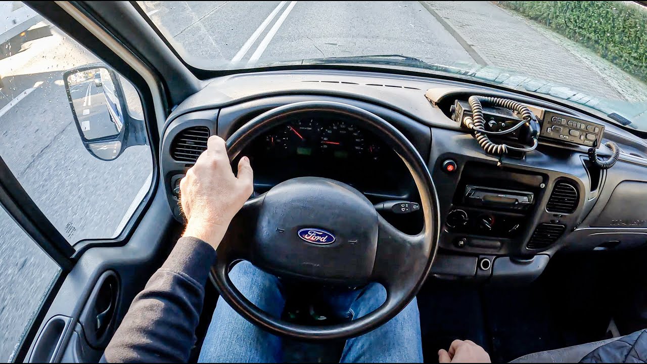 2005 Ford Transit V  [ 2.0 TD 100 HP ] | POV Test Drive #989 Joe Black
