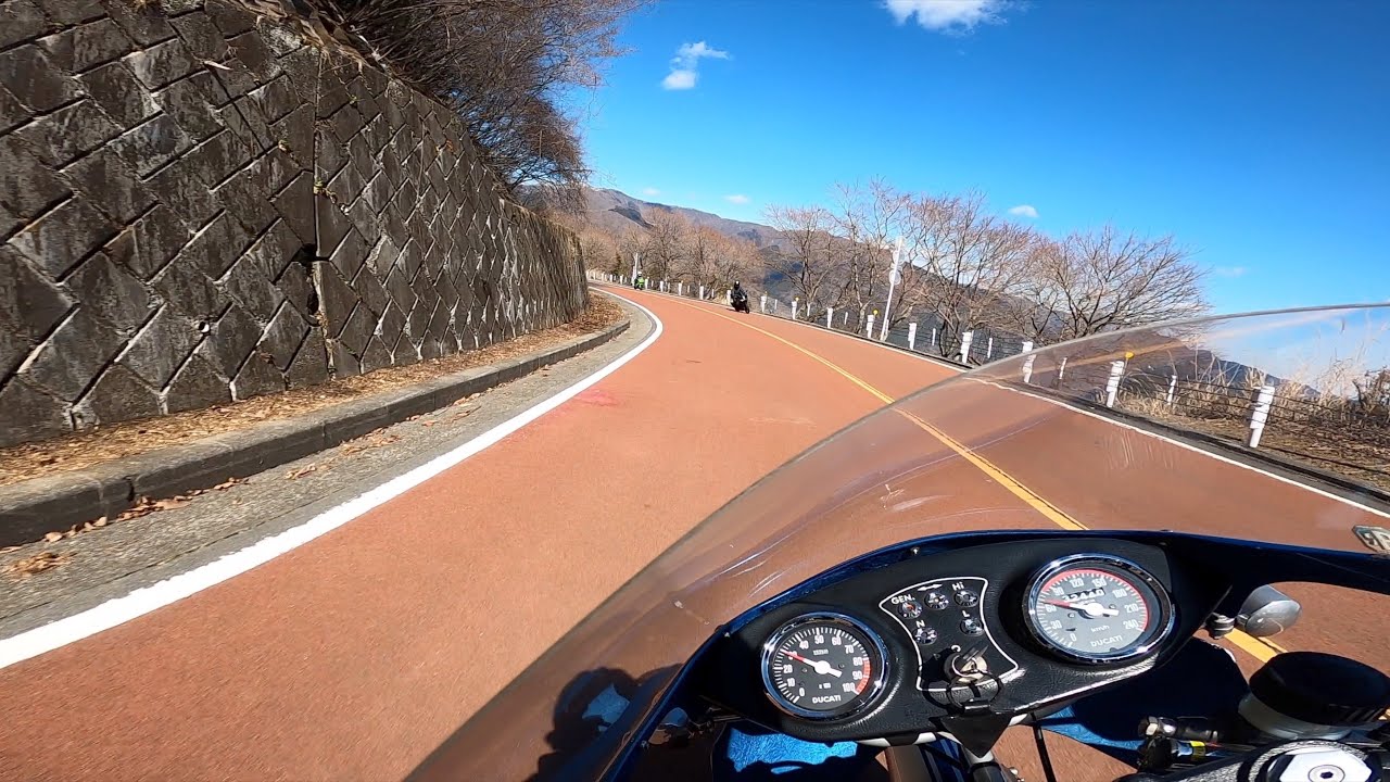 DUCATI 900SS Bevel / Italian Cafe Racer / Conti Exhaust Sound【奥多摩周遊道路】