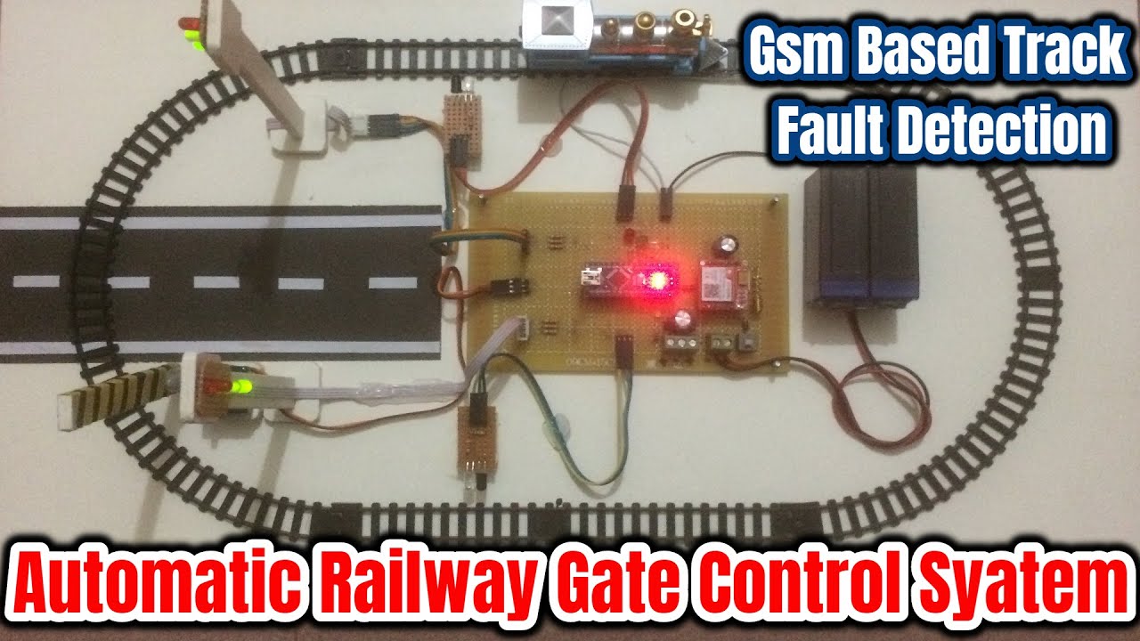 Automatic Railway Gate Control System | GSM Based Railway Track Fault Detection