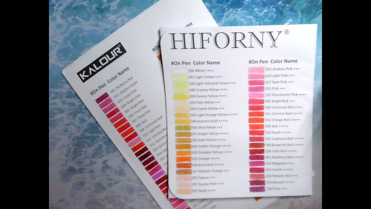 Hiforny Vs Kalour sont tu les meme crayons????