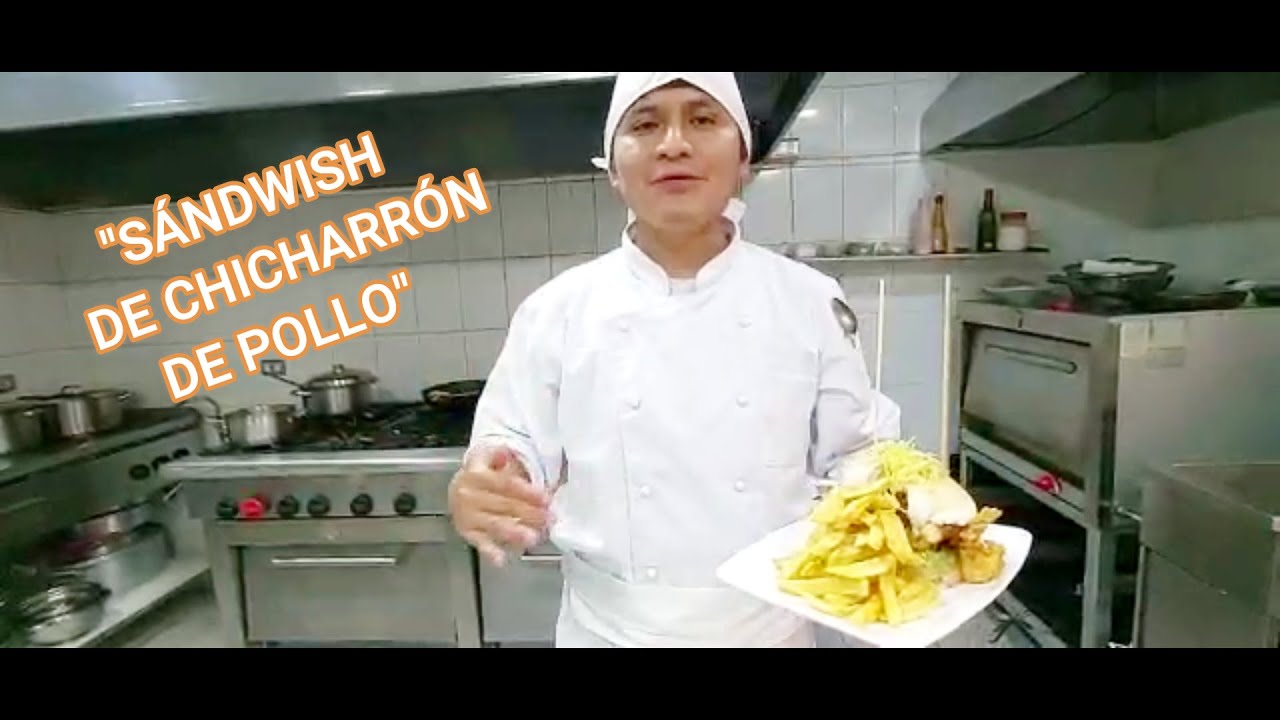 ¡Sándwich de Chicharrón de Pollo Crujiente y Delicioso! | Receta Paso a Paso